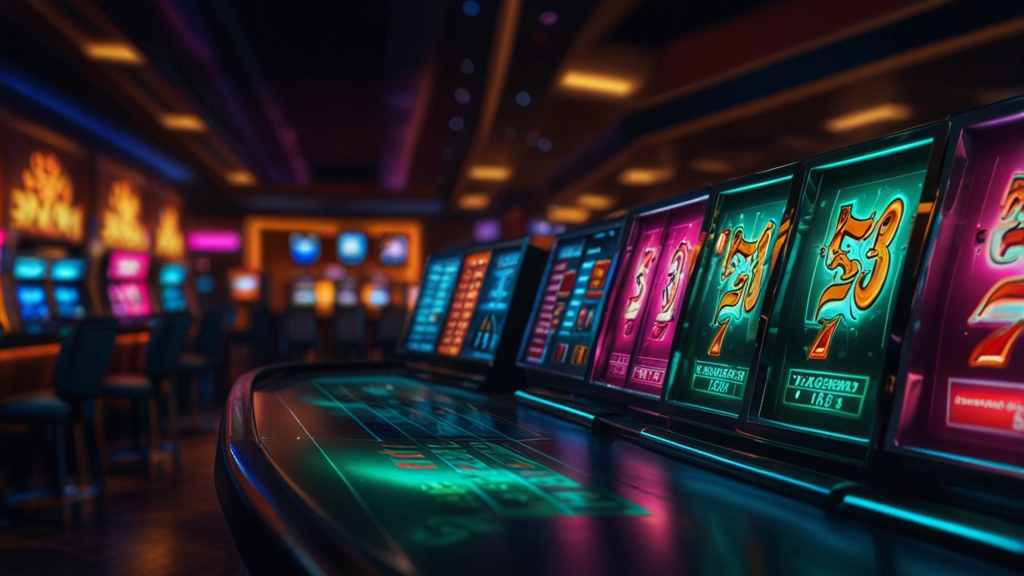 25-Euro-Bonuskarte in einer dunklen Casino-Umgebung