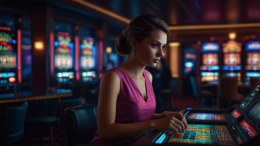 Aktionscode-Feld im Casino mit leuchtender Eingabeoberfläche